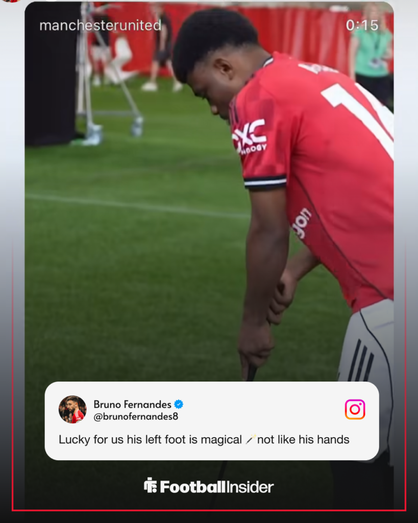 Bruno Fernandes Amad Diallo