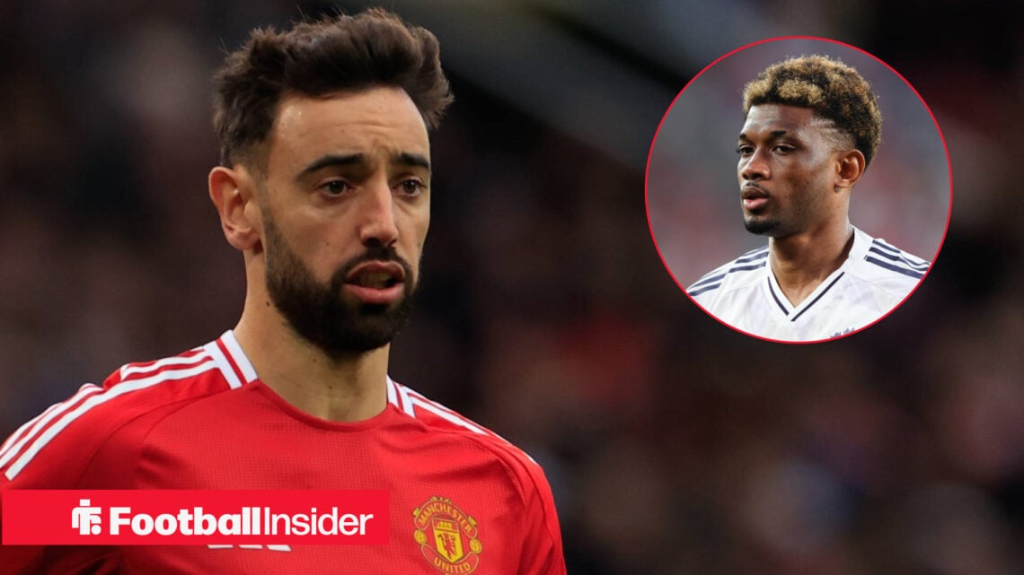 Bruno Fernandes Man United Amad Diallo