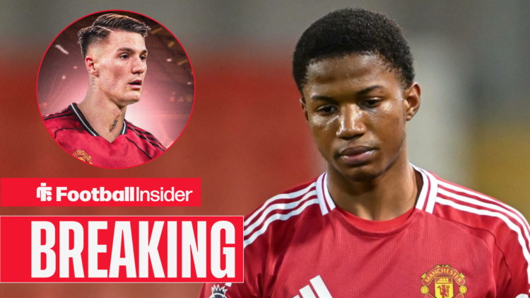 Man United duo Benjamin Sesko and Chido Obi