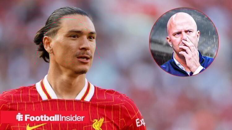 Darwin Nunez Arne Slot Liverpool