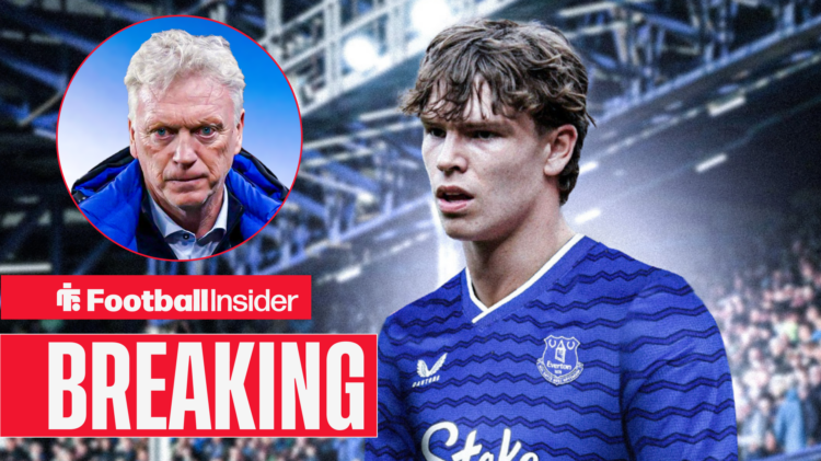 Tyler Dibling, Everton, David Moyes