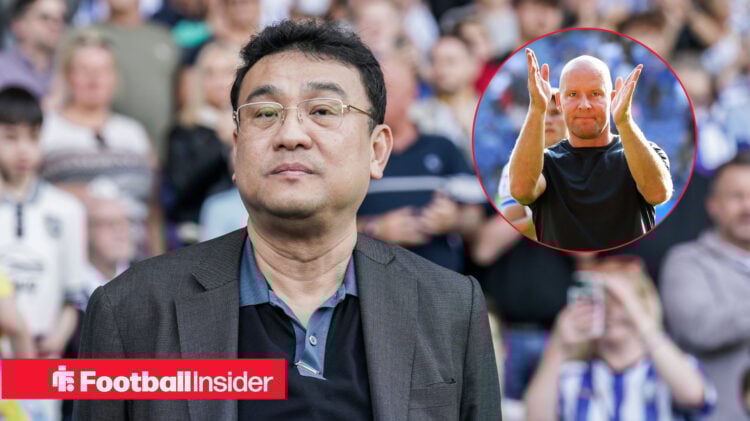 Dejphon Chansiri at Hillsborough with Henrik Pedersen included in a circular inset