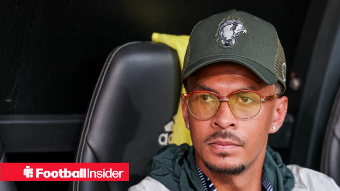 Dele Alli at Besiktas on the bench