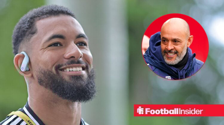 Juventus midfielder Douglas Luiz, Nottingham Forest manager Nuno Espirito Santo