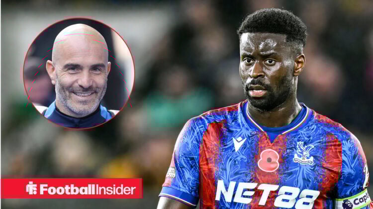 Chelsea boss Enzo Maresca and Crystal Palace defender Marc Guehi