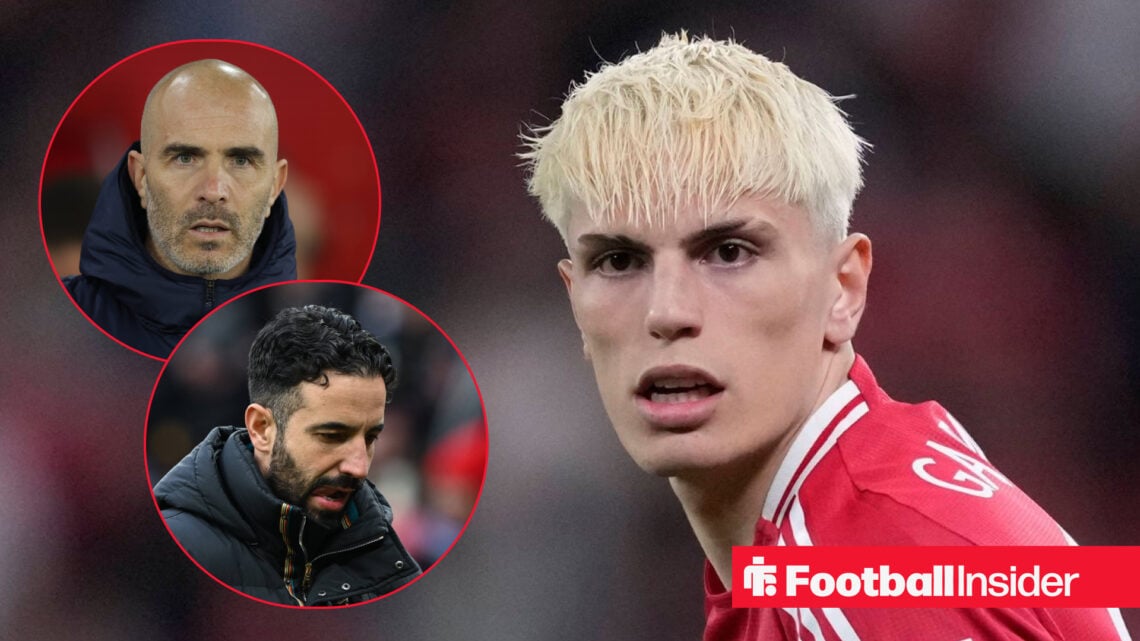 Alejandro Garnacho, Ruben Amorim, Enzo Maresca Chelsea Man United
