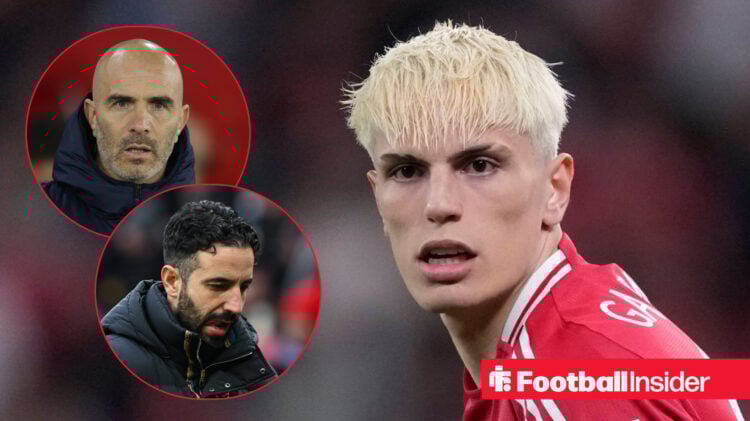 Alejandro Garnacho, Ruben Amorim, Enzo Maresca Chelsea Man United