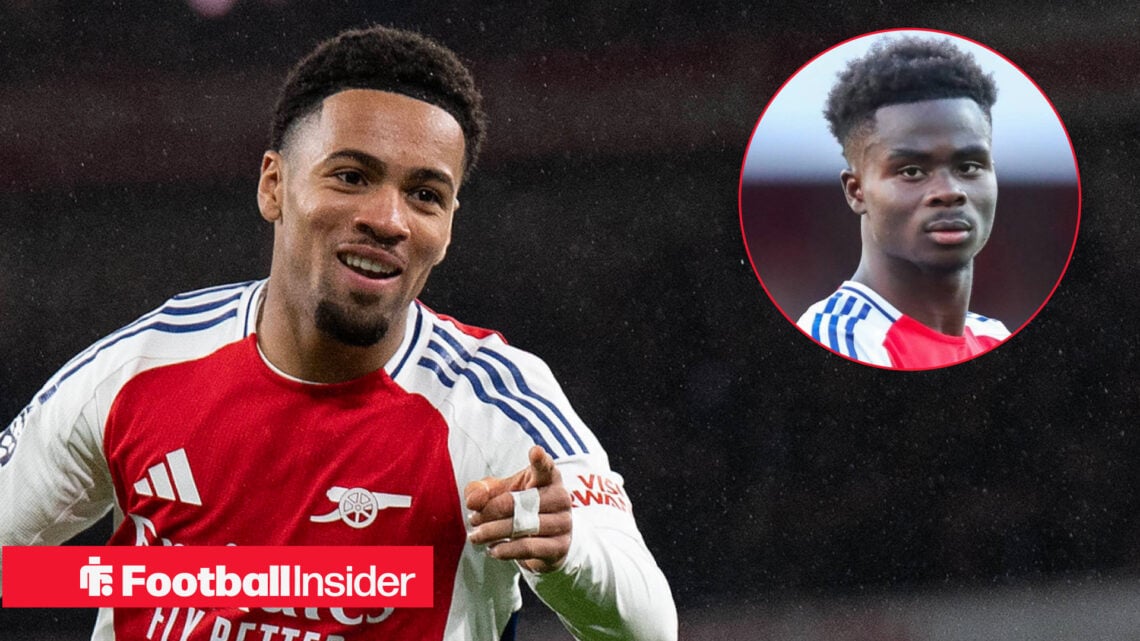 Ethan Nwaneri Bukayo Saka Arsenal