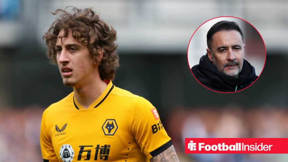 Fabio Silva and Vitor Pereira Wolves