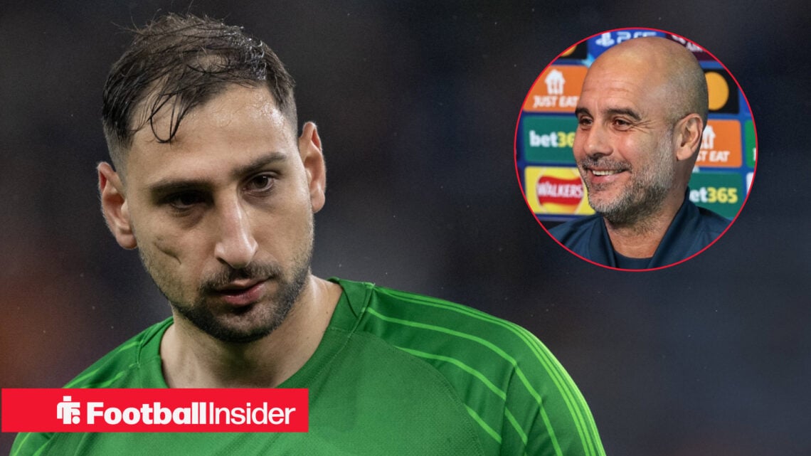 Gianluigi Donnarumma Man City Pep Guardiola