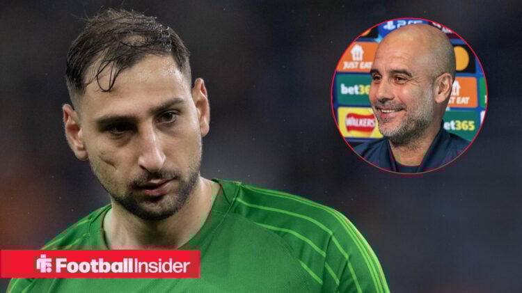 Gianluigi Donnarumma Man City Pep Guardiola