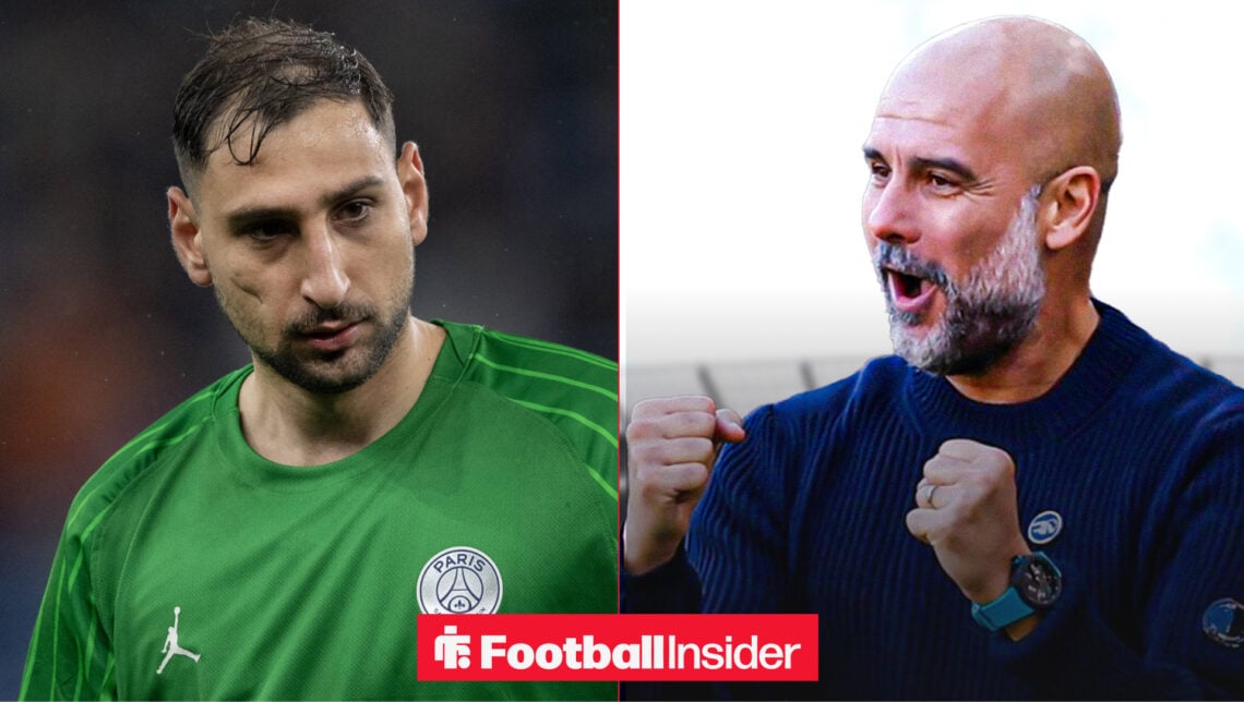Gianluigi Donnarumma Pep Guardiola Man City