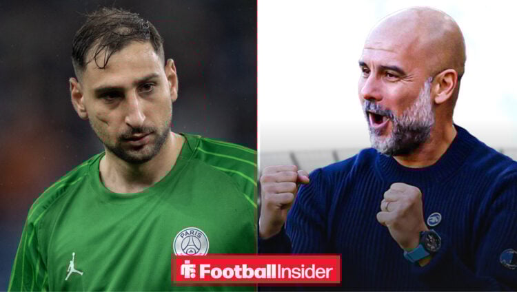 Gianluigi Donnarumma Pep Guardiola Man City