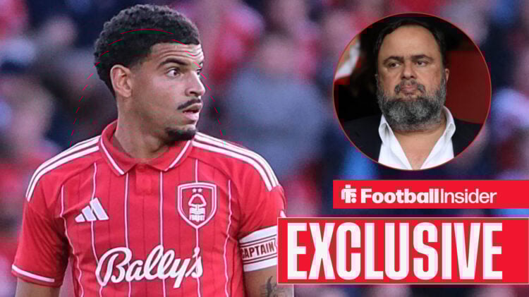 Exclusive news Nottingham Forest midfielder Morgan Gibbs-White looks at owner Evangelos Marinakis