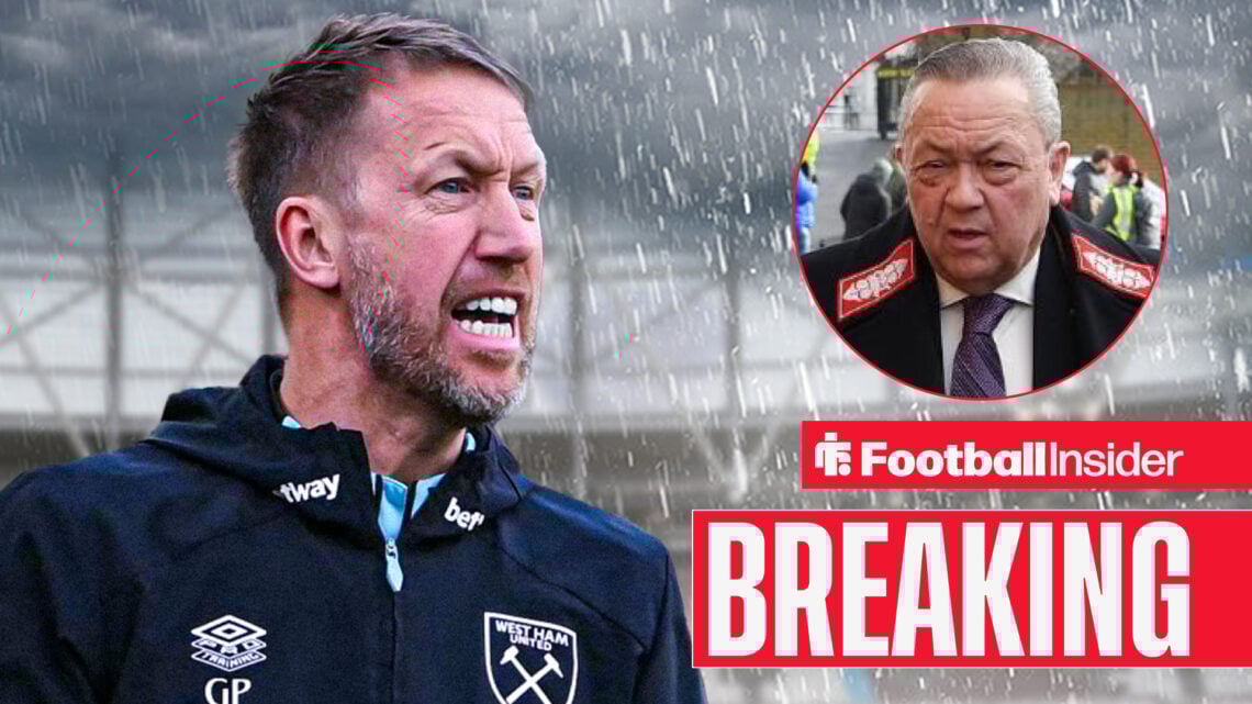 West Ham's Graham Potter and David Sullivan