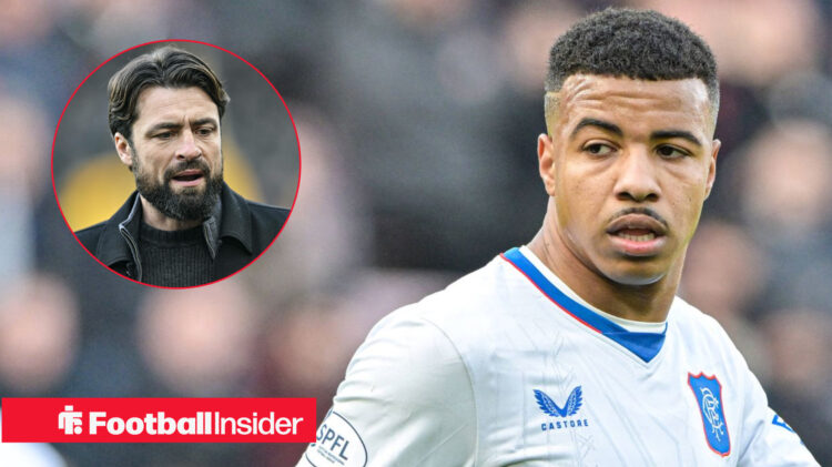 Hamza Igamane and Russell Martin at Rangers