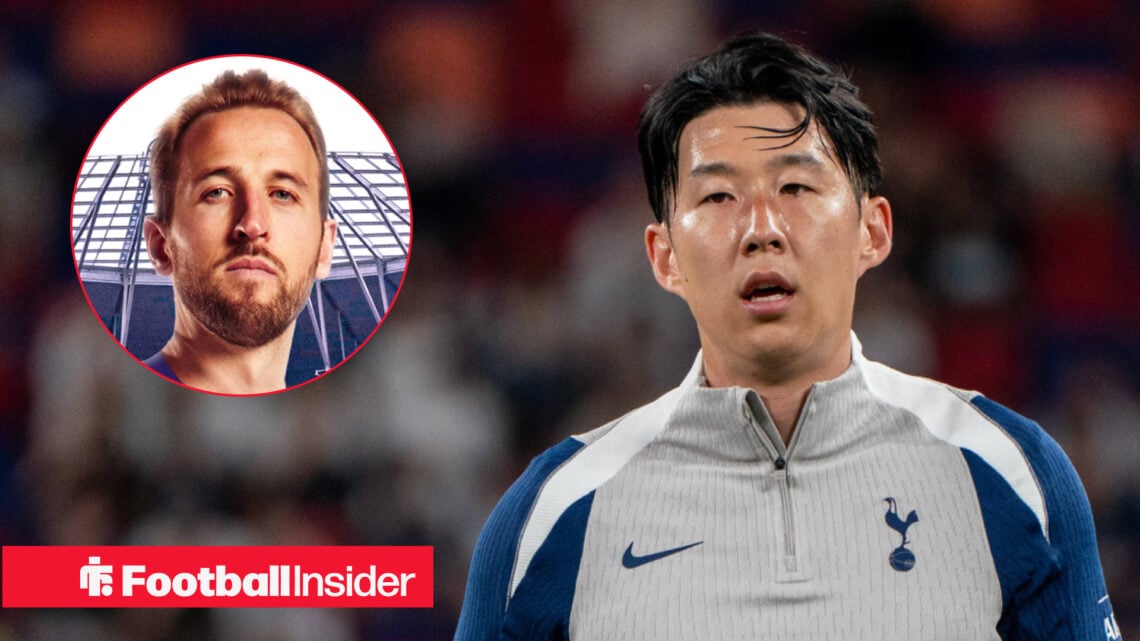 Harry Kane and Tottenham forward Son Heung-min