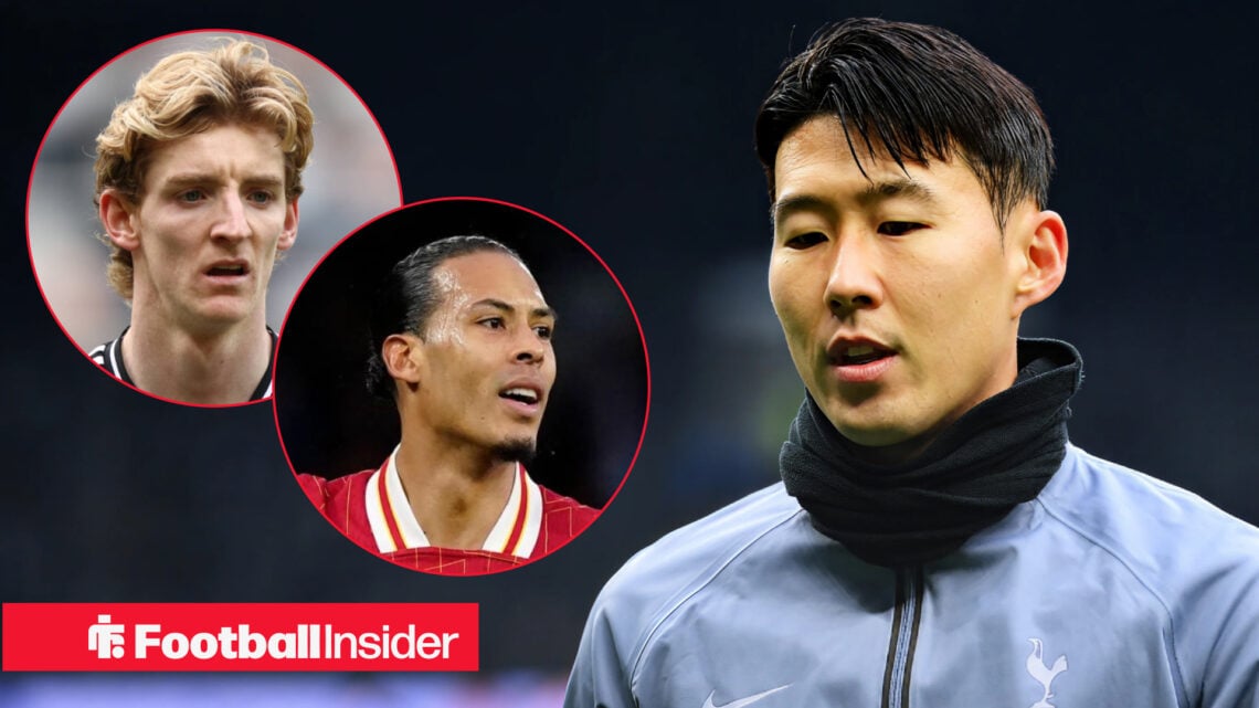 Heung-Min Son Anthony Gordon Virgil van Dijk