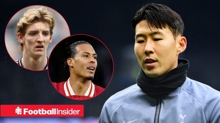 Heung-Min Son Anthony Gordon Virgil van Dijk