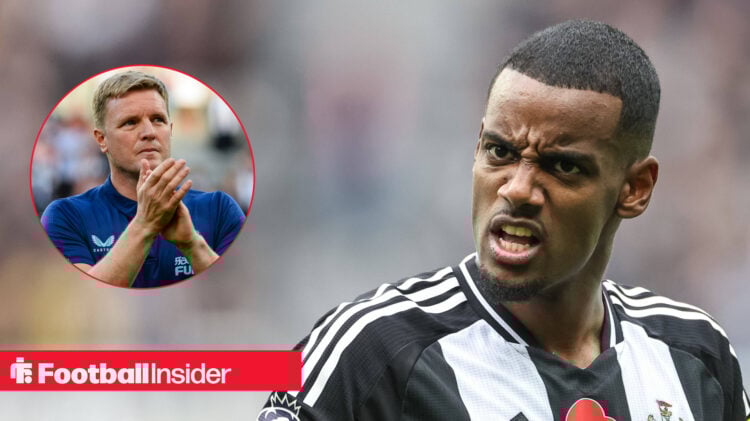 Eddie Howe, Alexander Isak of Newcastle