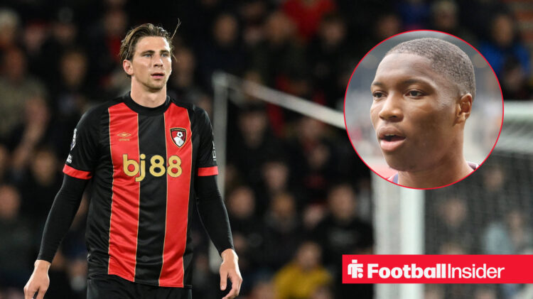 Bournemouth defender Illia Zabarnyi and Lille defender Bafode Diakite
