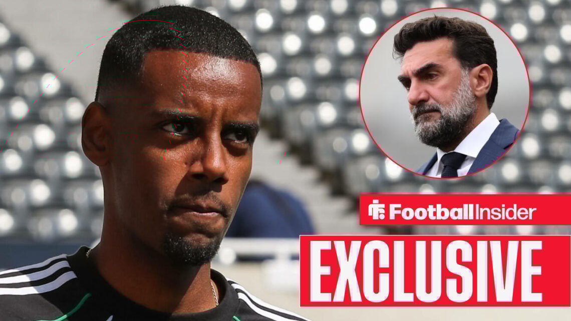Exclusive news Alexander Isak looks at Newcastle chairman Yasir Al-Rumayyan