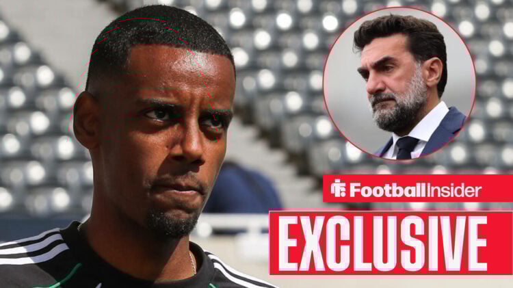 Exclusive news Alexander Isak looks at Newcastle chairman Yasir Al-Rumayyan