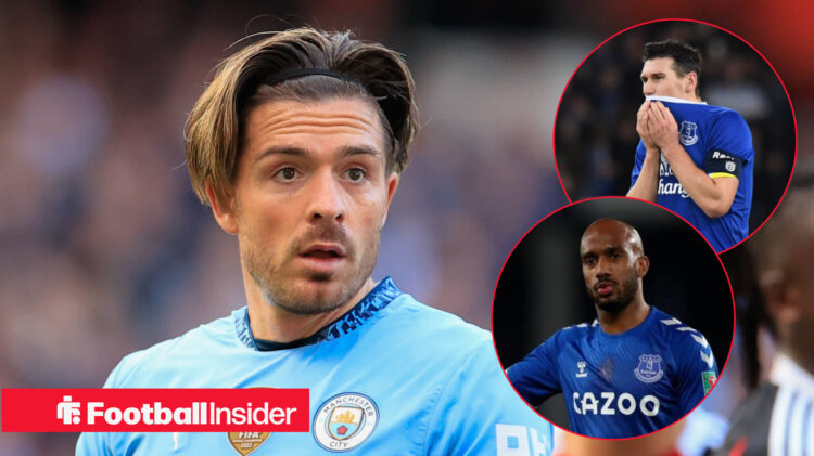 Jack Grealish Gareth Barry Fabian Delph Aston Villa Man City Everton