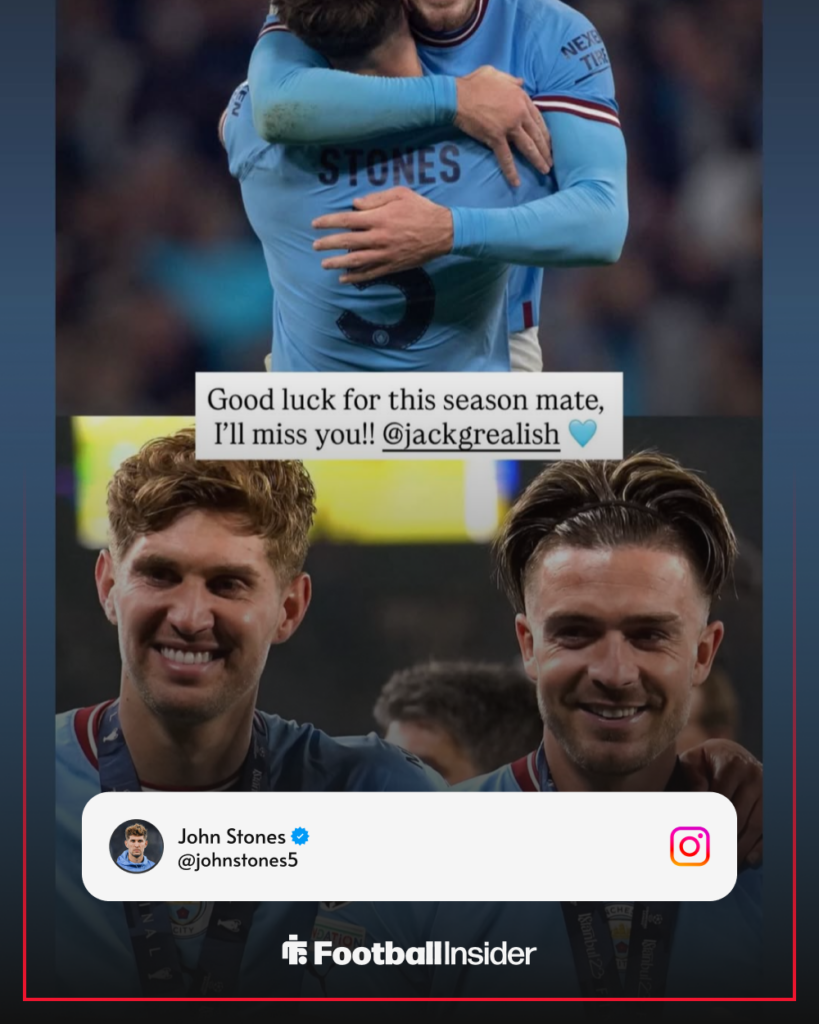 Jack Grealish Man City John Stones