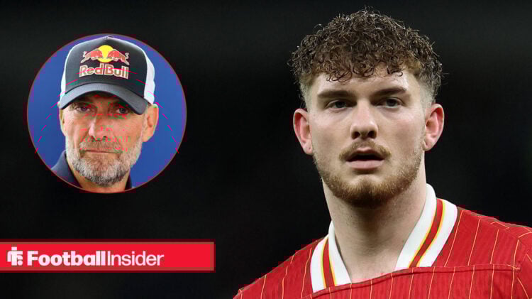 Jurgen Klopp and Liverpool's Harvey Elliott