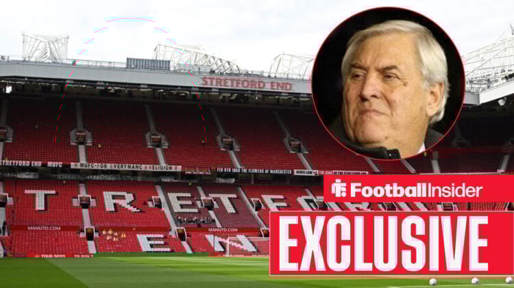 Former referee Keith Hackett looking at Man United's Old Trafford which is empty