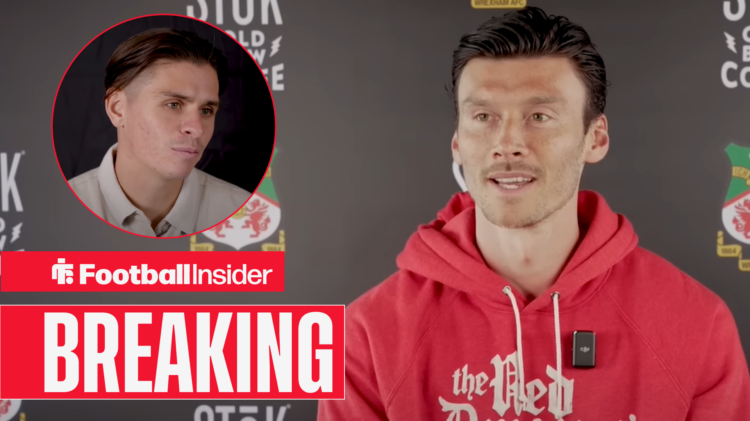 Kieffer Moore and George Dobson in Wrexham interviews