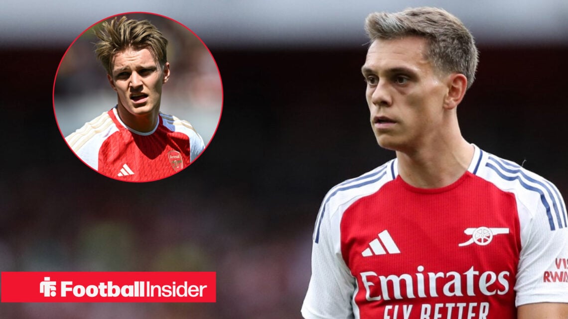 Leandro Trossard Martin Odegaard Arsenal