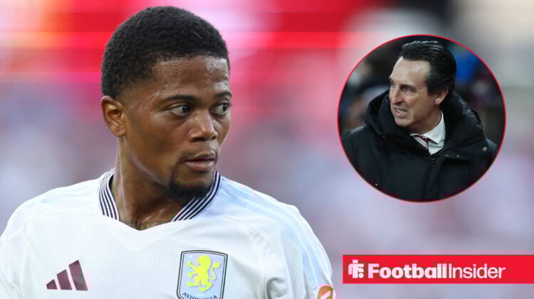 Leon Bailey and Unai Emery at Aston Villa