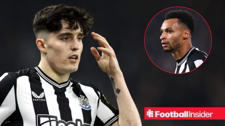 Newcastle United duo Tino Livramento and Jacob Murphy