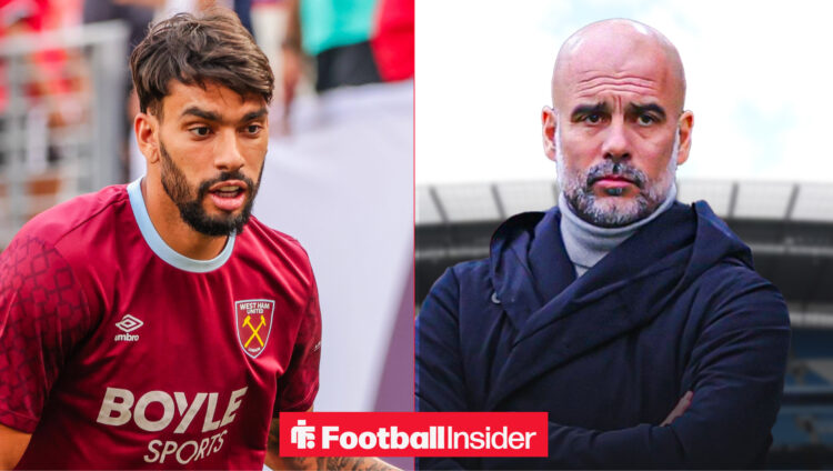 Lucas Paqueta Pep Guardiola Man City