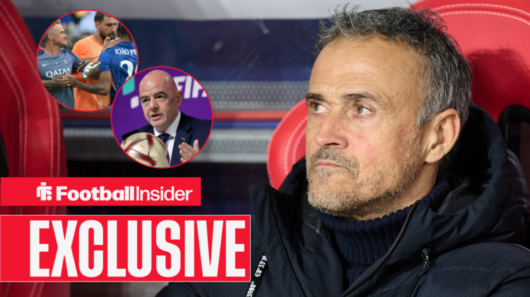 Luis Enrique in the dugout, clash with Joao Pedro, Gianni Infantino