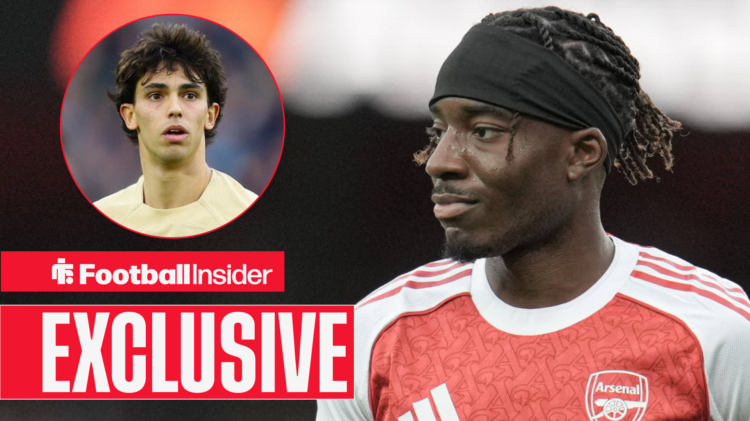 Exclusive news Arsenal winger Noni Madueke looks at Al-Nassr forward Joao Felix