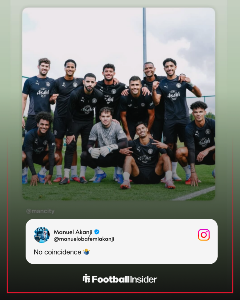Man City training photo