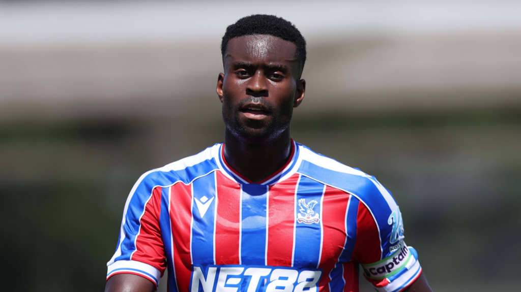 Marc Guehi in action for Crystal Palace