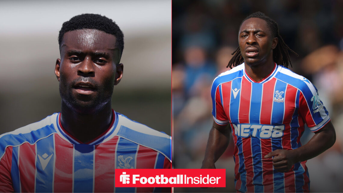 Crystal Palace duo side by side, Marc Guehi and Eberechi Eze.