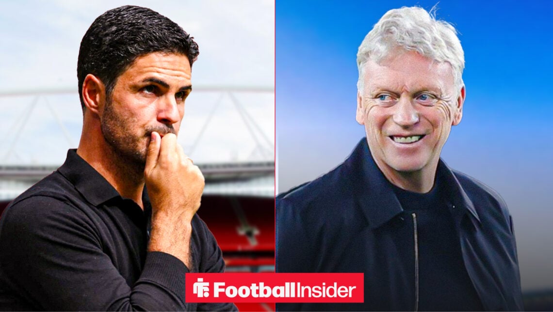 Mikel Arteta David Moyes Everton