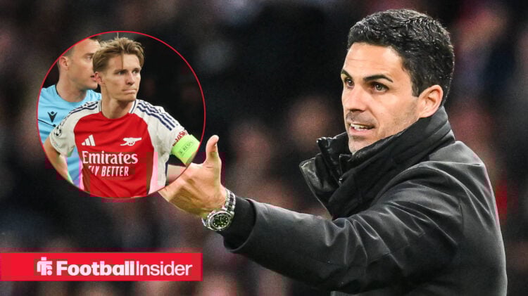 Arsenal duo Mikel Arteta and Martin Odegaard