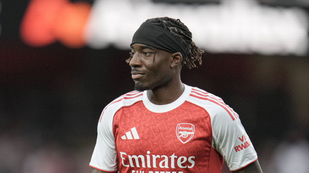 Noni Madueke in action for Arsenal