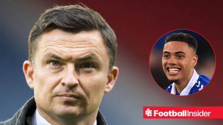 Preston boss Paul Heckingbottom alongside a headshot of Aston Villa striker Lewis Dobbin