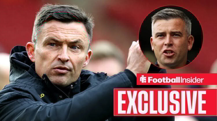 Preston boss Paul Heckingbottom alongside Bolton boss Steven Schumacher
