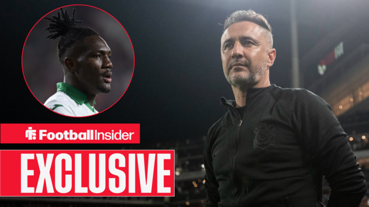 Vitor Pereira, Christantus Uche in a circular inset