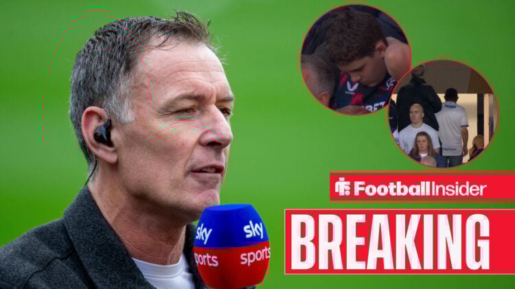 Rangers fans unhappy at Chris Sutton with Breaking banner