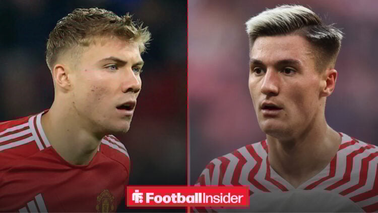 Rasmus Hojlund Benjamin Sesko Man United