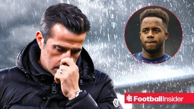 Fulham fullback Ryan Sessegnon looks at a forlorn Marco Silva